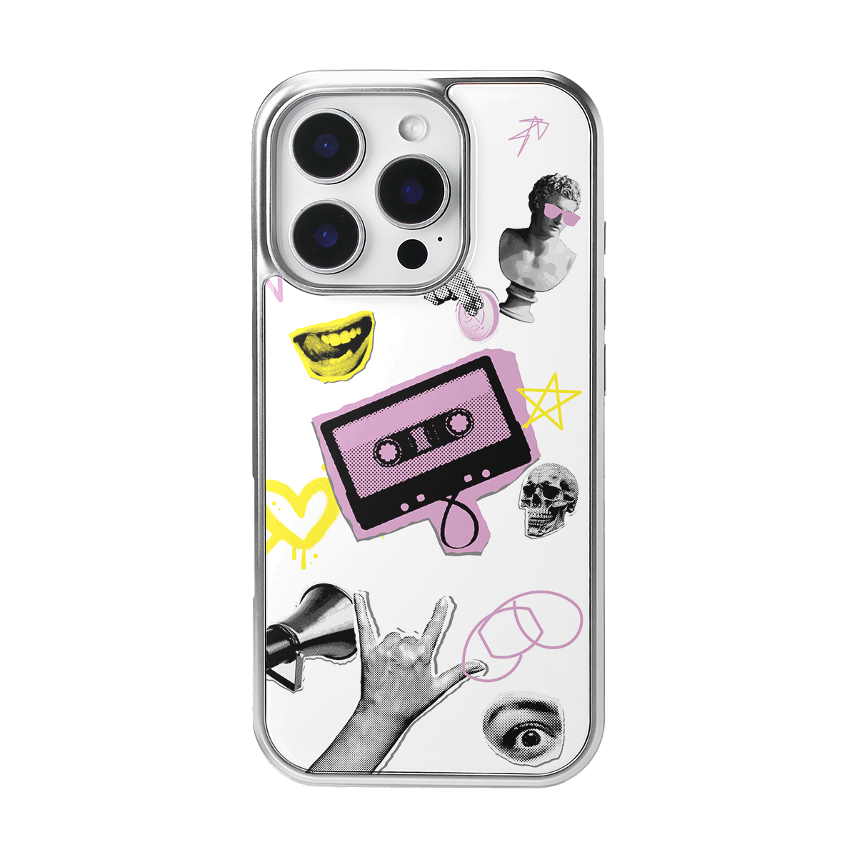 Casettee Collage Riot Epoxy iPhone Case