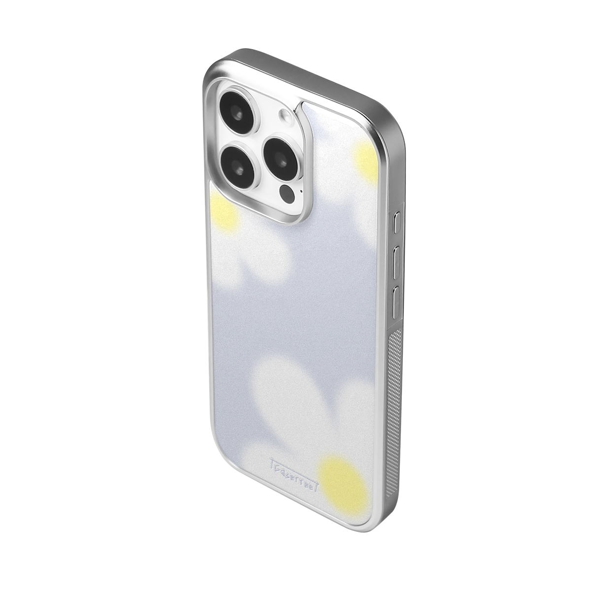 Gray Soft Daisy Soft Epoxy iPhone Case