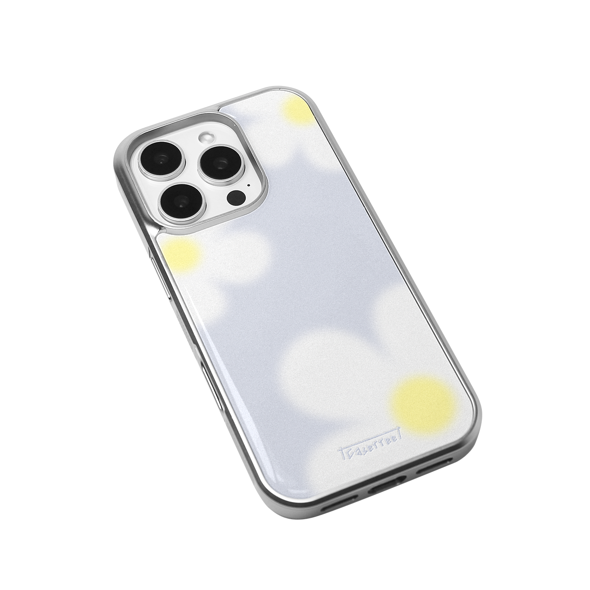 Gray Soft Daisy Soft Epoxy iPhone Case