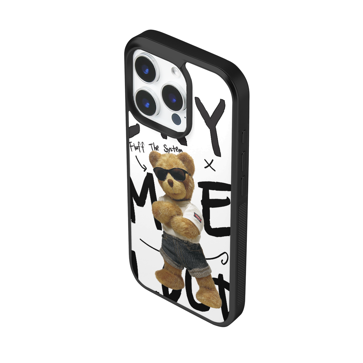 Fluff the System Soft Epoxy iPhone Case