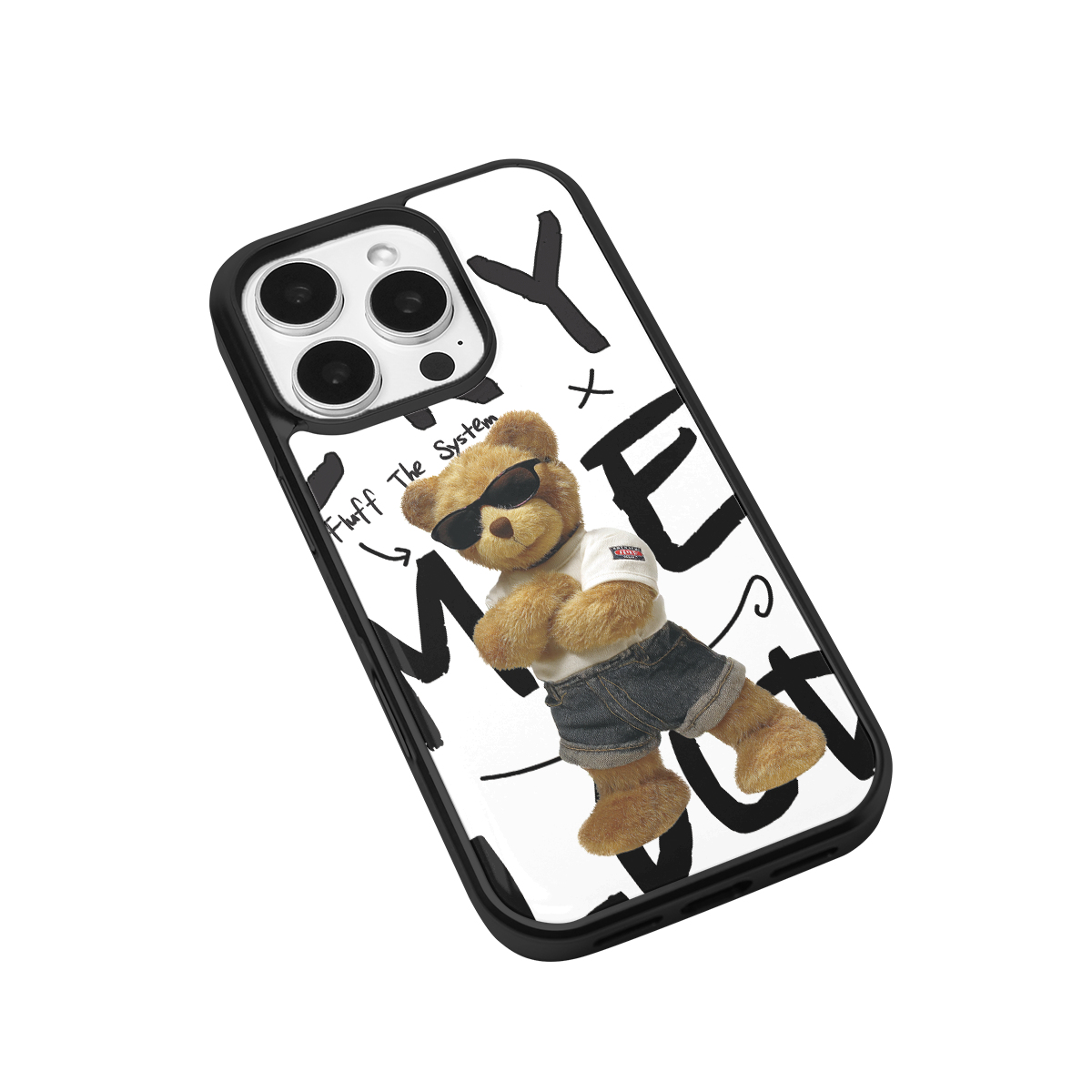 Fluff the System Soft Epoxy iPhone Case