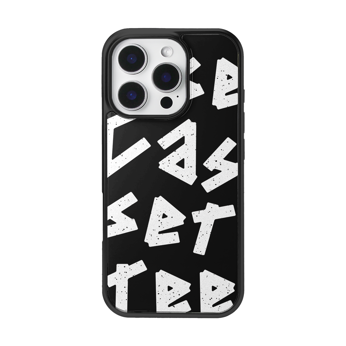 Tag Me Black Soft Epoxy iPhone Case