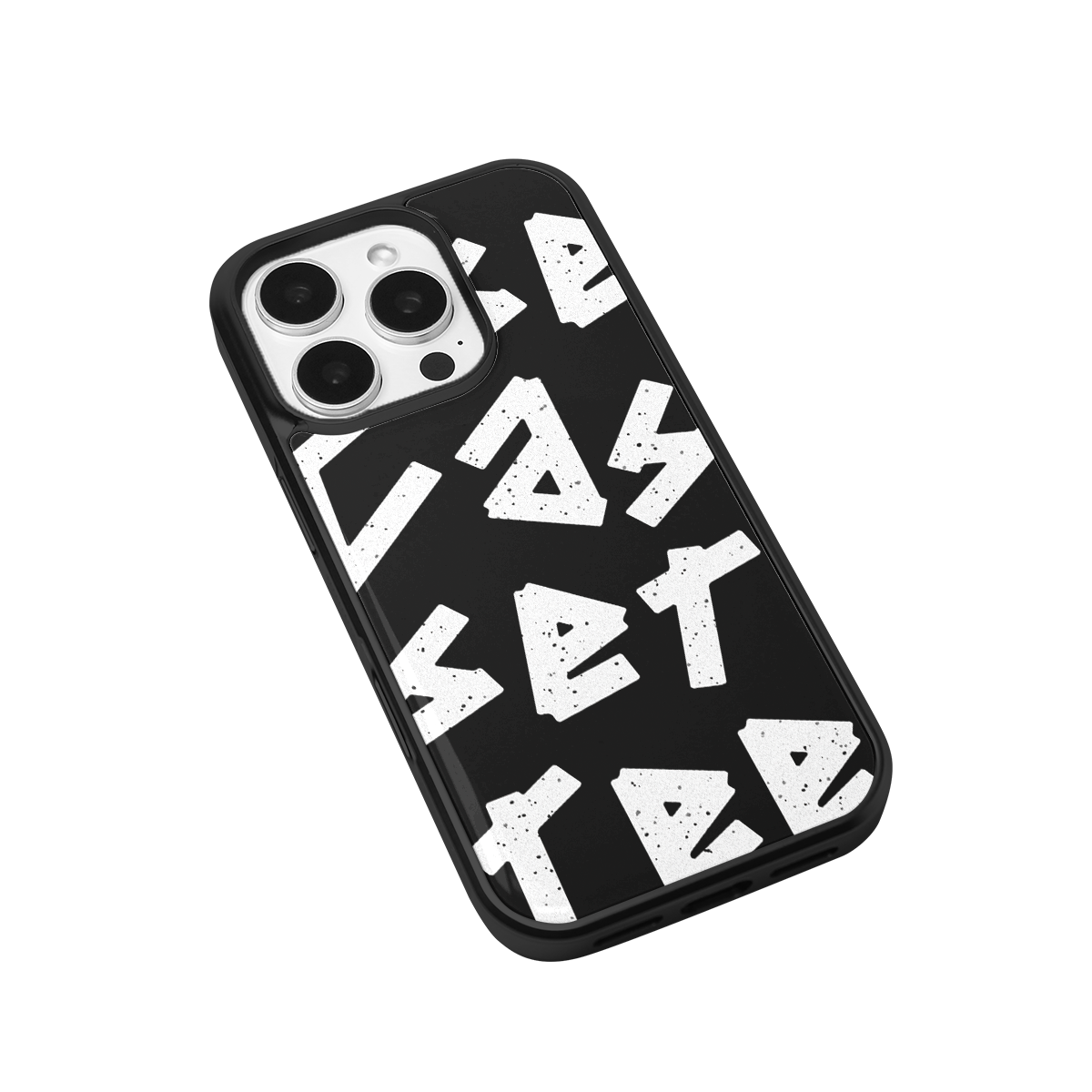 Tag Me Black Soft Epoxy iPhone Case