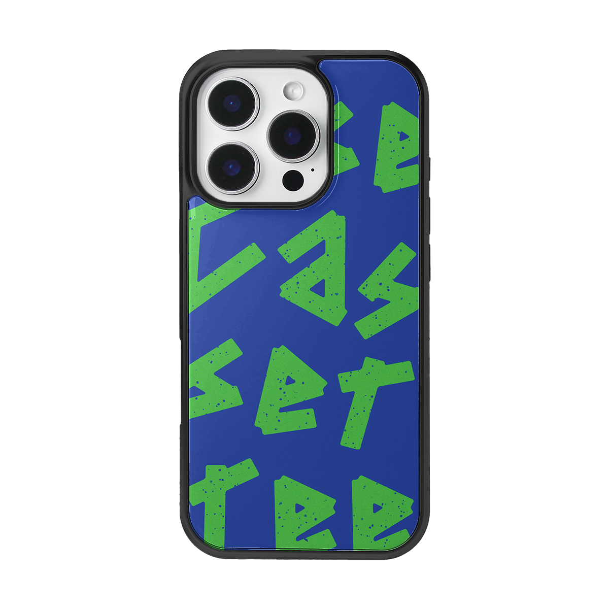 Tag Me Blue Soft Epoxy iPhone Case
