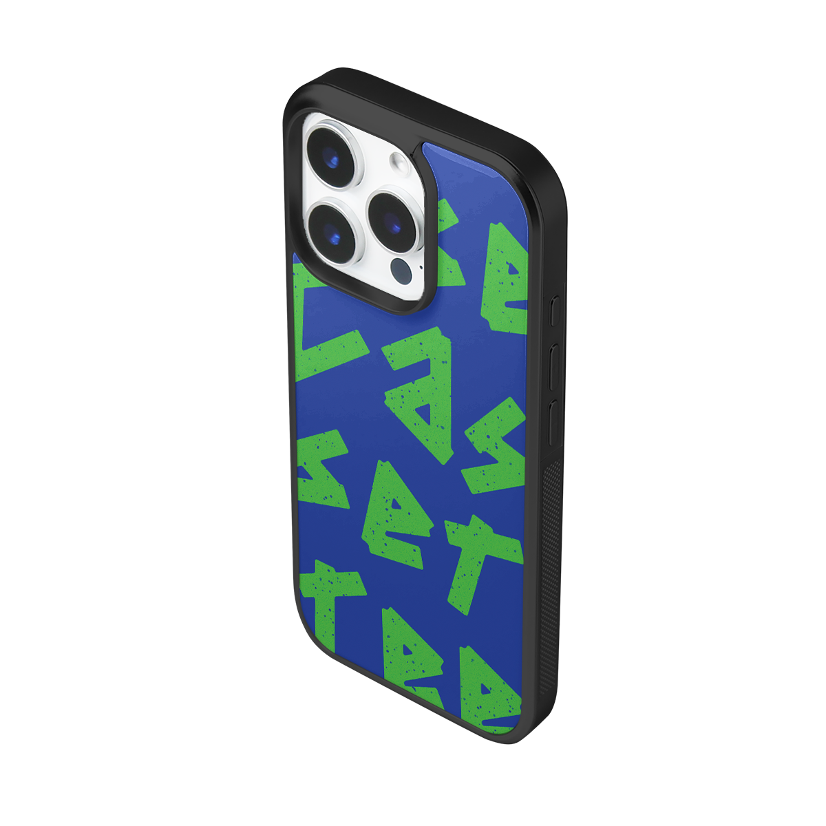 Tag Me Blue Soft Epoxy iPhone Case