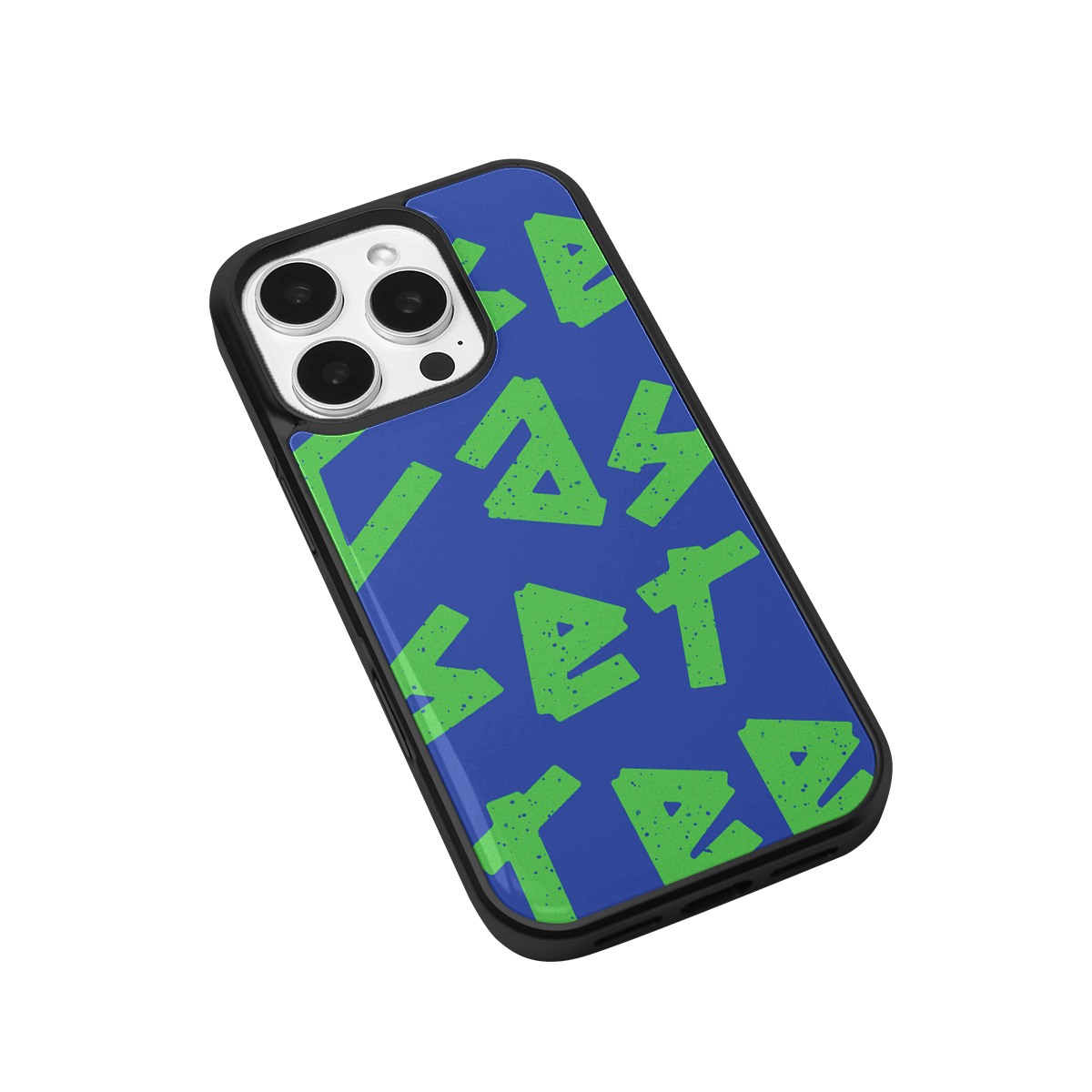 Tag Me Blue Soft Epoxy iPhone Case
