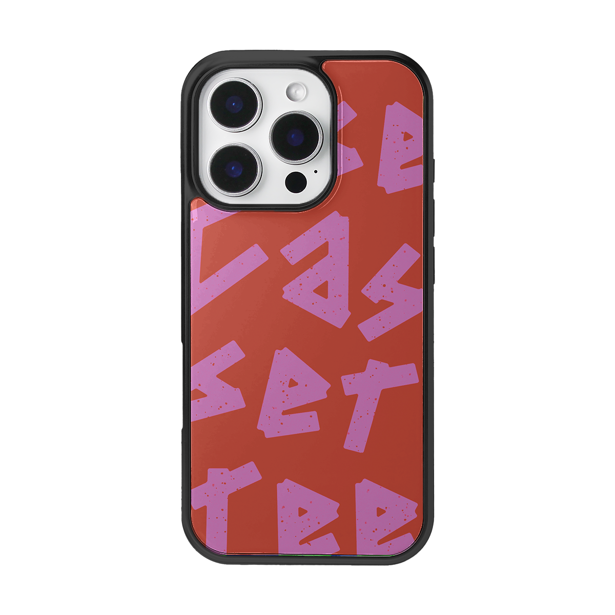 Tag Me Red Soft Epoxy iPhone Case