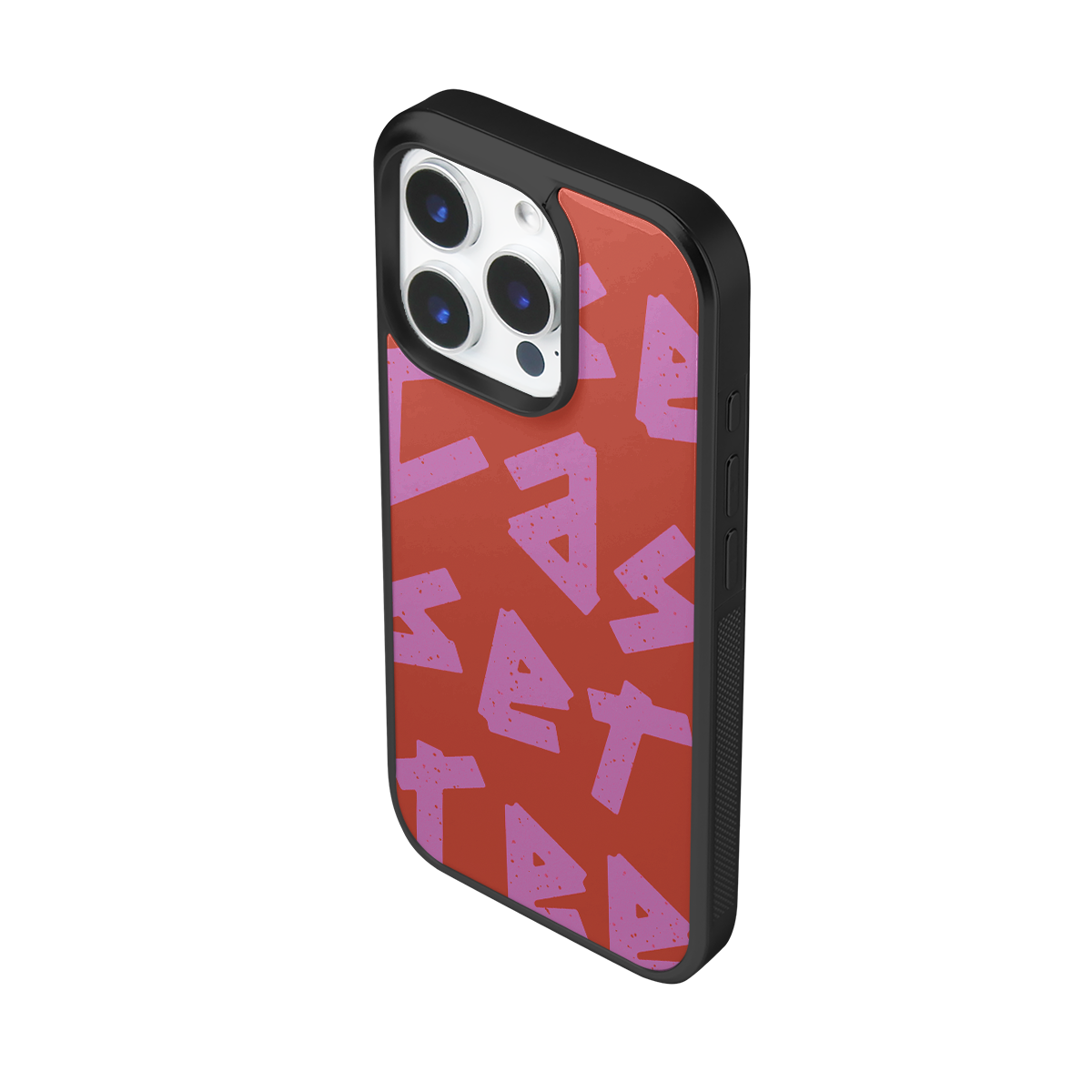 Tag Me Red Soft Epoxy iPhone Case