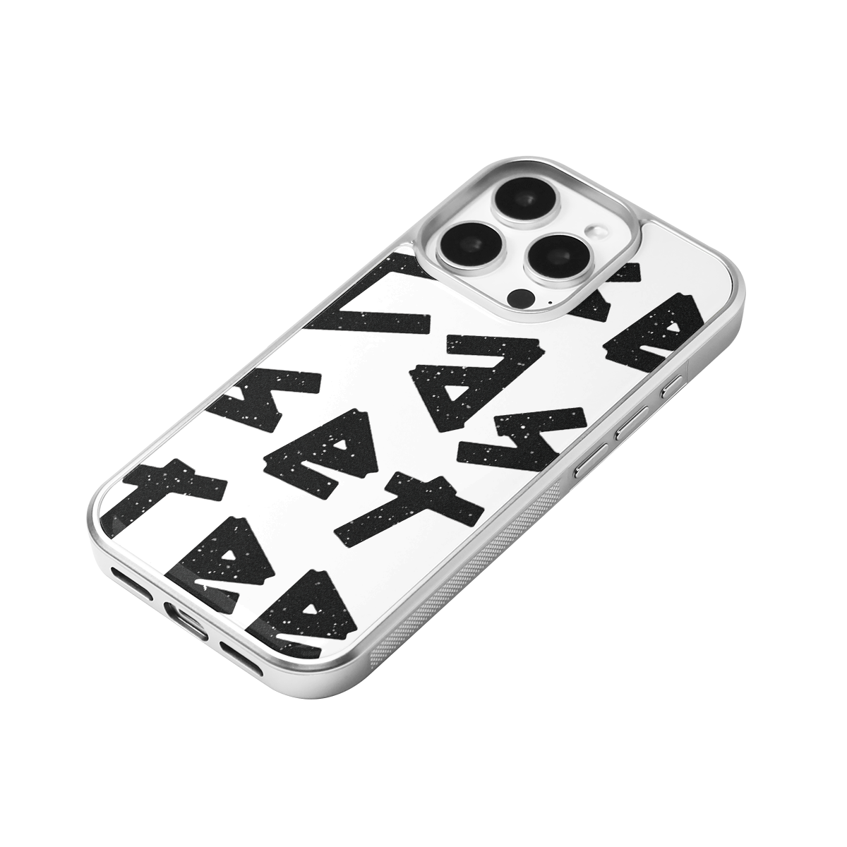 Tag Me White Soft Epoxy iPhone Case