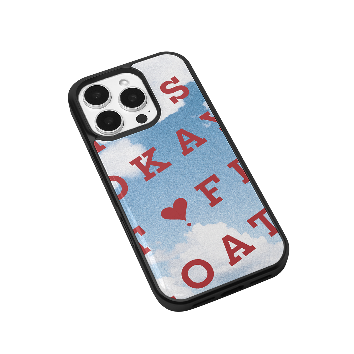 Love Float Soft Epoxy iPhone Case