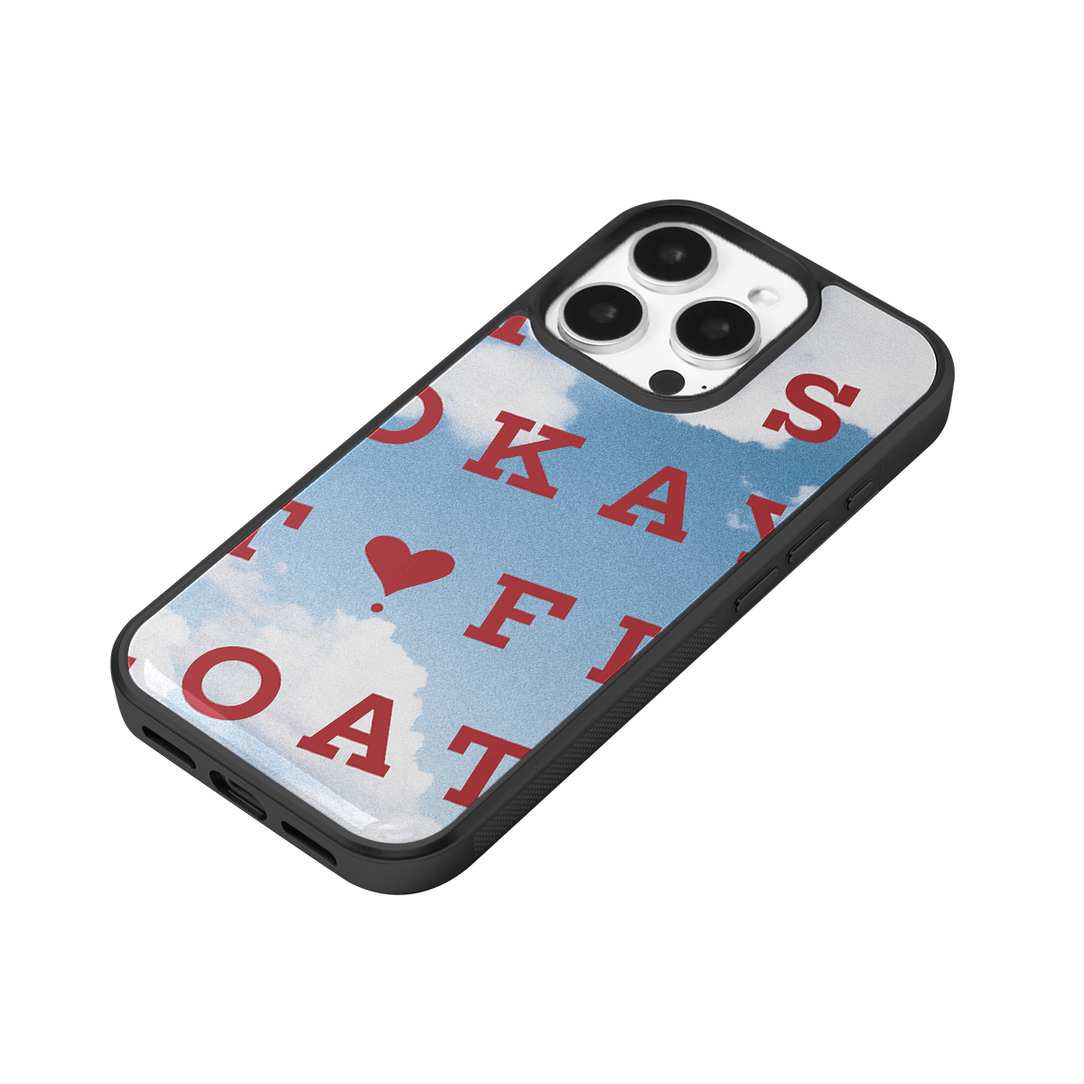 Love Float Soft Epoxy iPhone Case