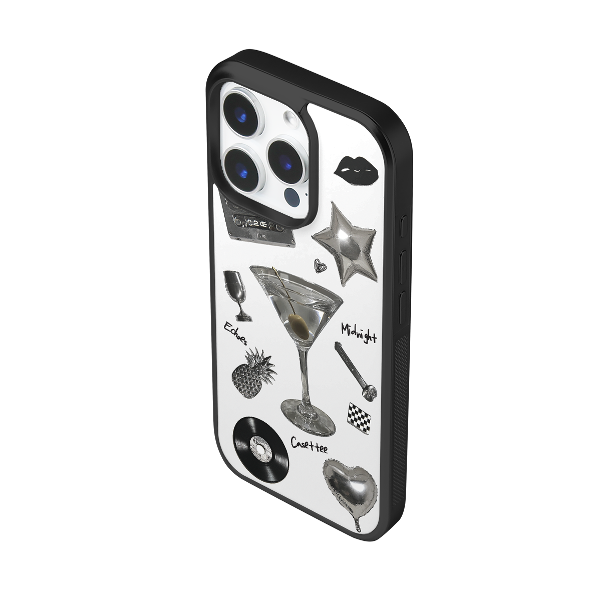 Midnight Echoes Soft Epoxy iPhone Case