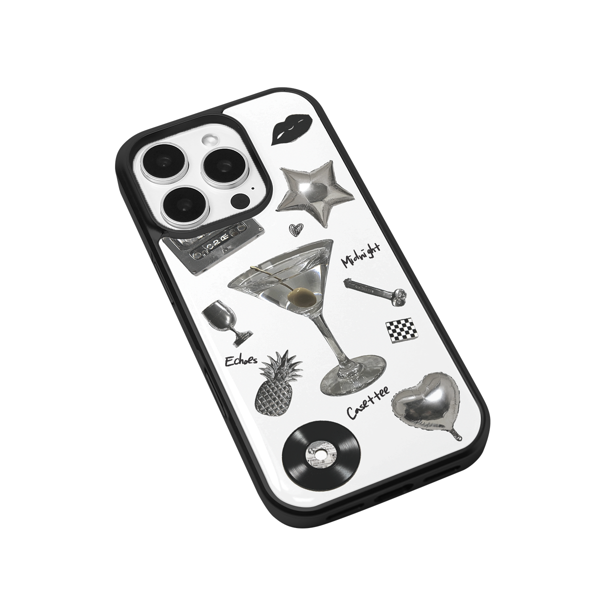 Midnight Echoes Soft Epoxy iPhone Case
