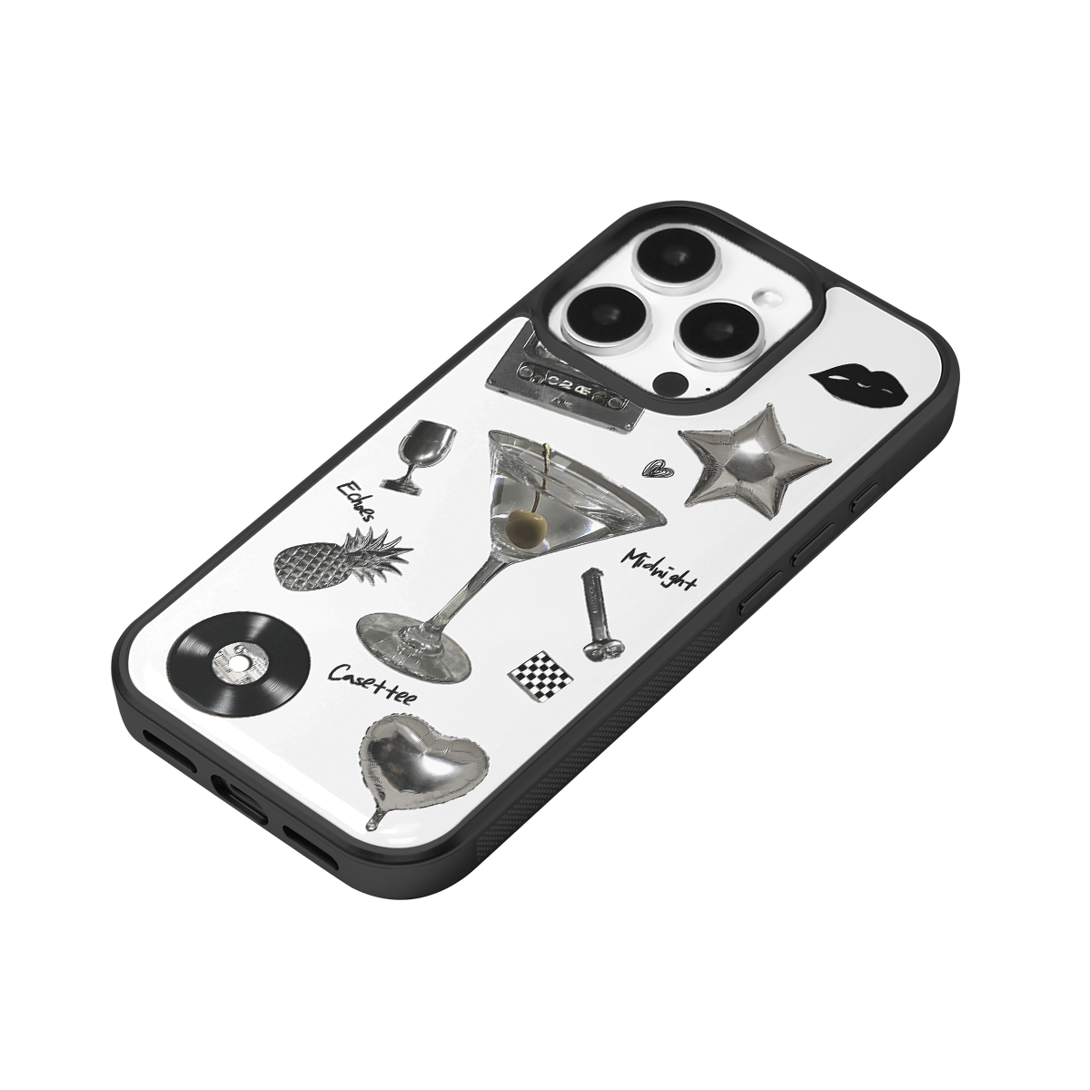 Midnight Echoes Soft Epoxy iPhone Case