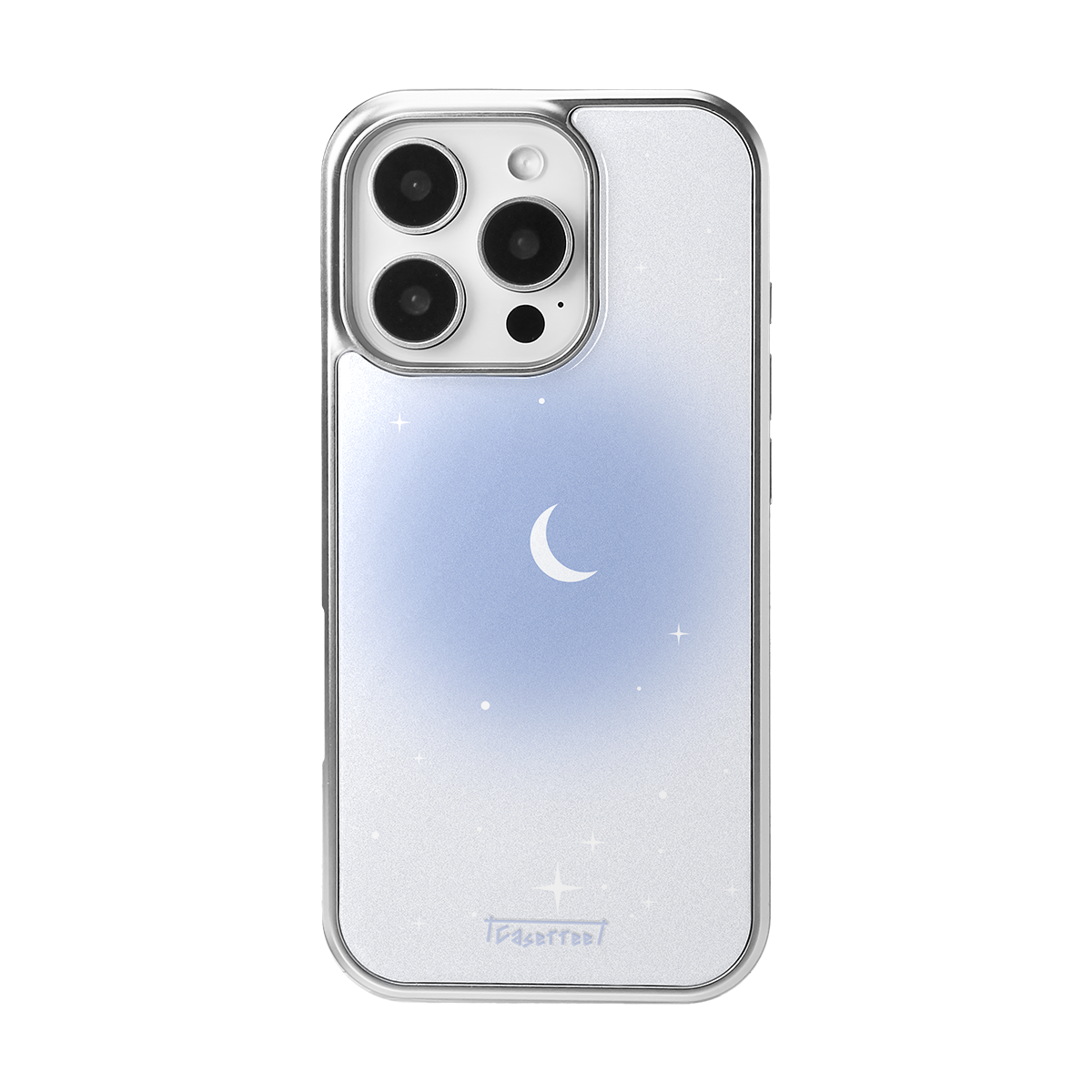 Moon Blue Soft Epoxy iPhone Case