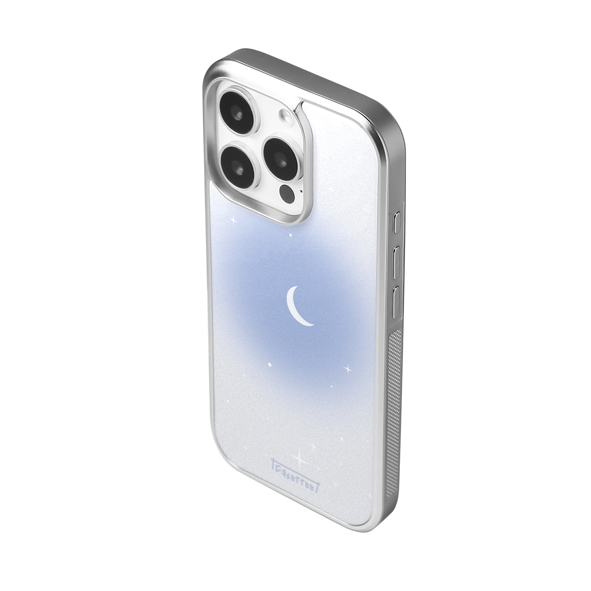 Moon Blue Soft Epoxy iPhone Case