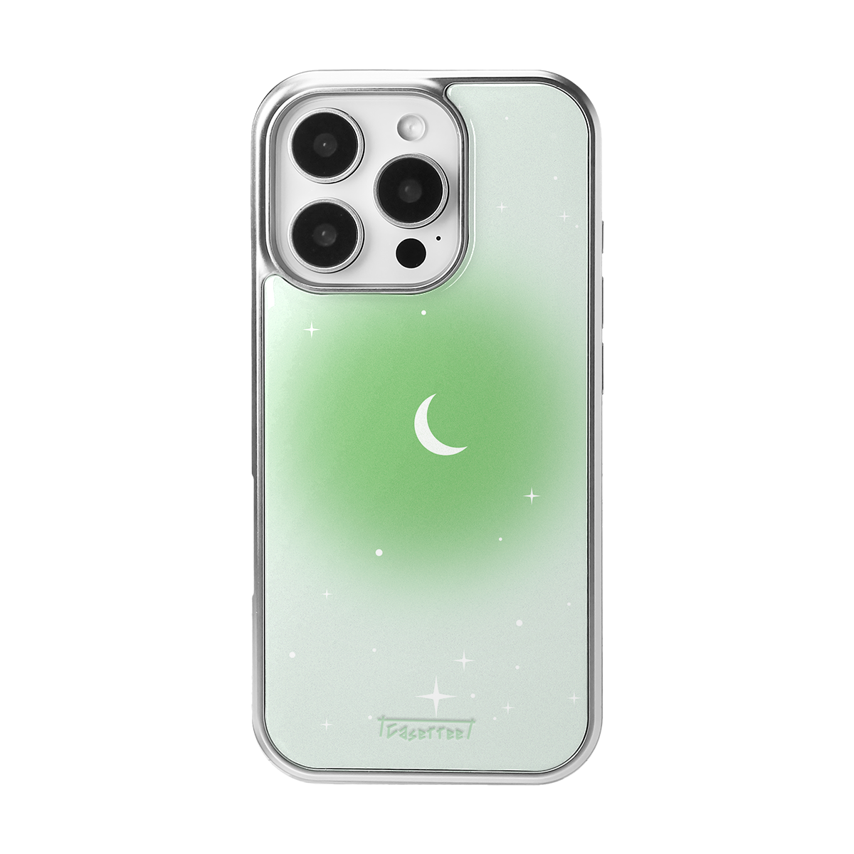 Moon Green Soft Epoxy iPhone Case