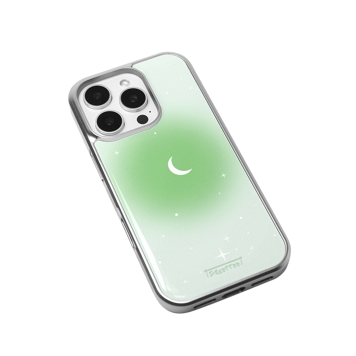 Moon Green Soft Epoxy iPhone Case