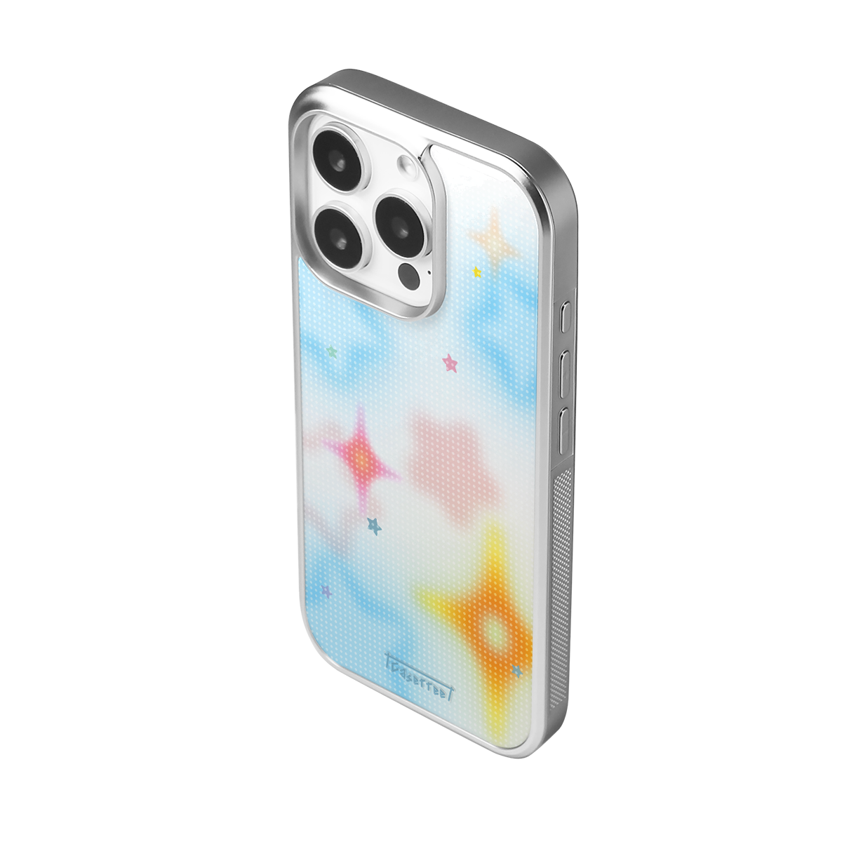 Blue Star Pop Soft Epoxy iPhone Case