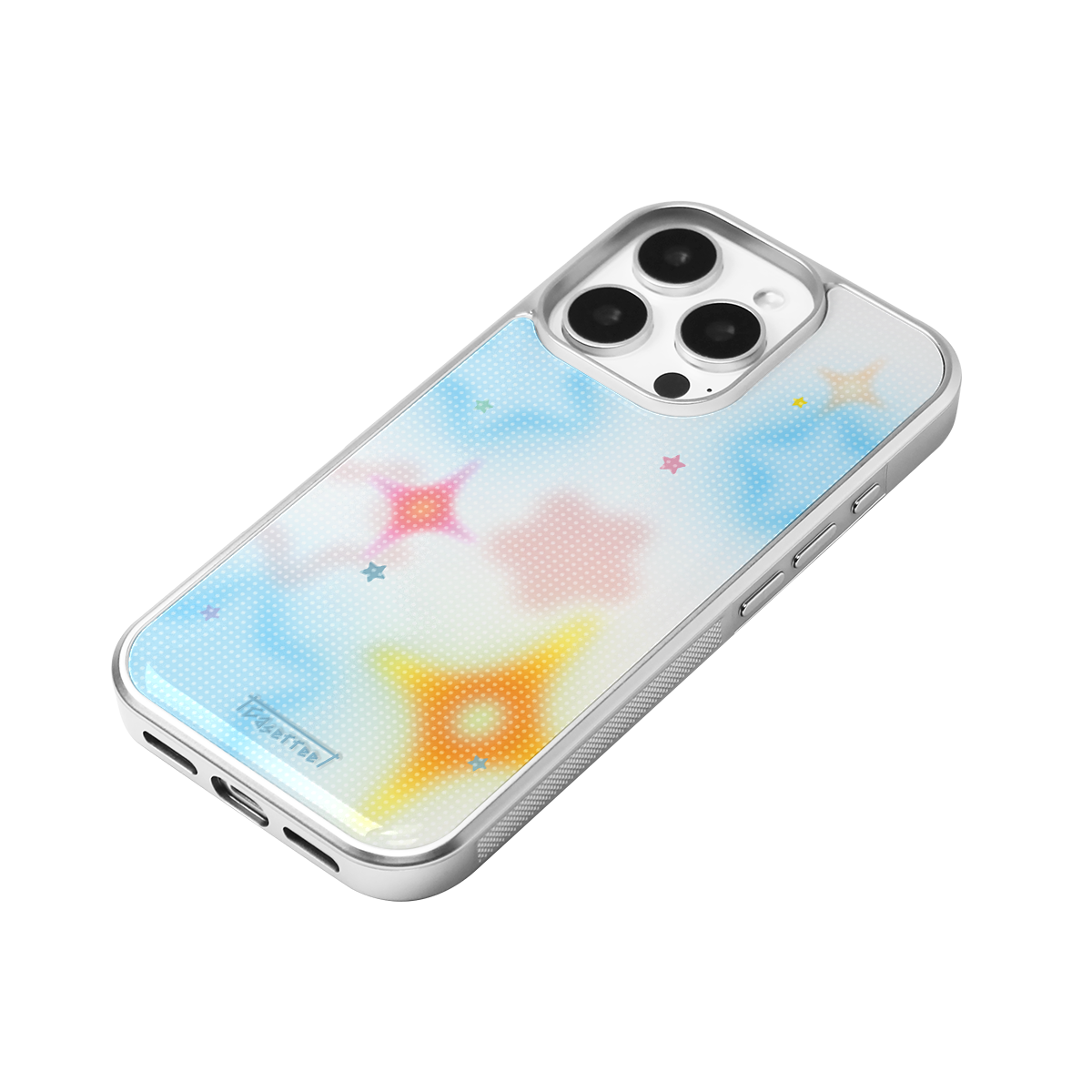 Blue Star Pop Soft Epoxy iPhone Case