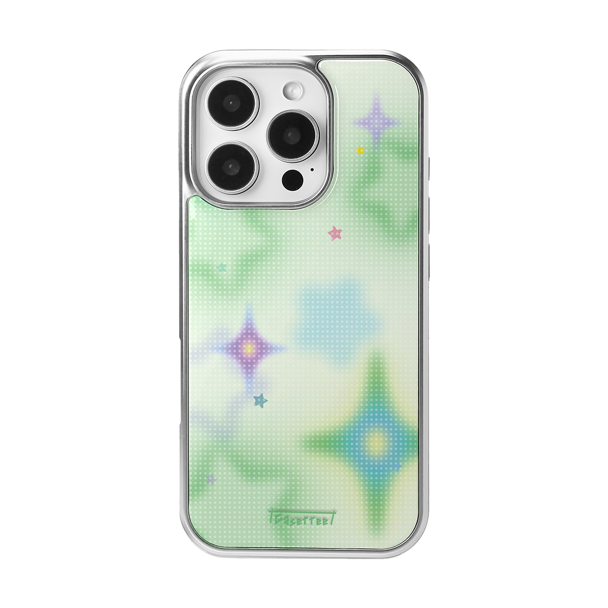 Green Star Pop Soft Epoxy iPhone Case