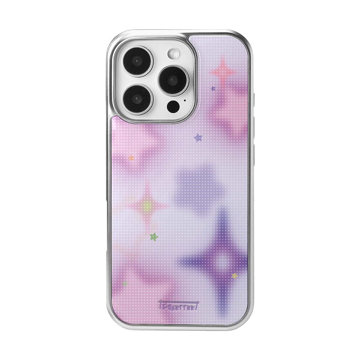 Purple Star Pop Soft Epoxy iPhone Case