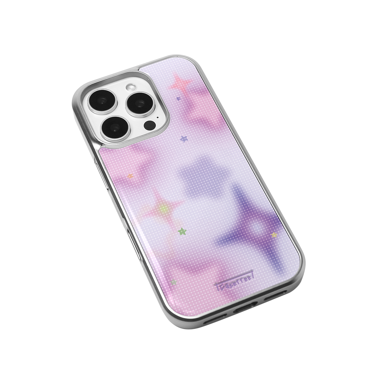 Purple Star Pop Soft Epoxy iPhone Case