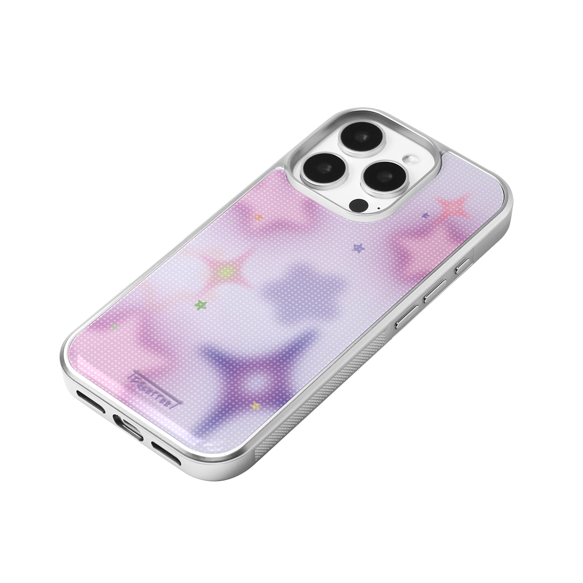 Purple Star Pop Soft Epoxy iPhone Case